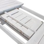 CAESAR - set tavolo in legno massiccio di acacia con 4 sedie e 2 poltrone Sortis