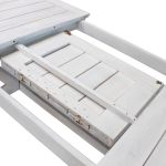 CAESAR - set tavolo in legno massiccio di acacia con 6 sedie e 2 poltrone Sortis