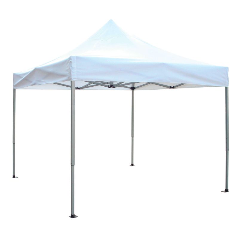 LEVIS - gazebo pieghevole e richiudibile completo di sacca protettiva in alluminio 3 x 3 m