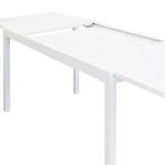 DEXTER - set tavolo in alluminio cm 200/300 x 100 x 74 h con 10 poltrone Venus