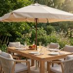 VICTOR - ombrellone da giardino palo centrale 3 x 3 m