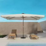 DOMINUS - ombrellone da giardino palo centrale in legno 2 x 3 m