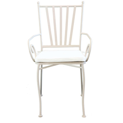 VENTUS - set tavolo in alluminio e teak cm 160 x 90 x 74 h con 6 poltrone Ventus