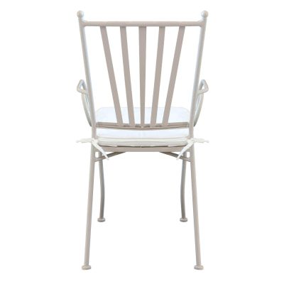 VENTUS - set tavolo in alluminio e teak cm 160 x 90 x 74 h con 6 poltrone Ventus