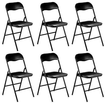 LUCIE - sedia pieghevole salvaspazio set da 6 monocolor