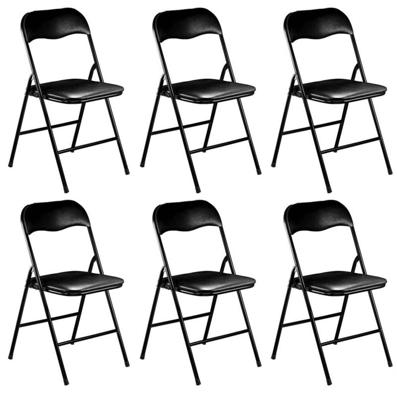 LUCIE - sedia pieghevole salvaspazio set da 6 monocolor