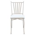 VENTUS - set tavolo in alluminio e teak cm 160 x 90 x 74 h con 4 sedie Ventus