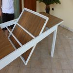 VIDUUS - tavolo da giardino allungabile in alluminio e polywood