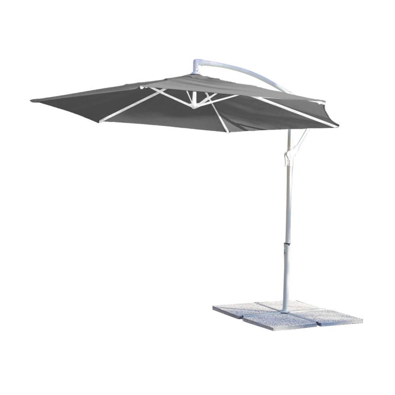 DELPHINUS - ombrellone da giardino decentrato