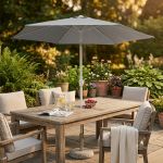 MARITUS - ombrellone tondo da giardino palo centrale 3 m