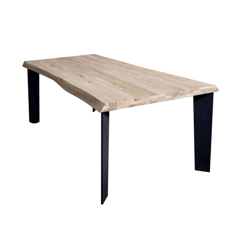 ALBERT - tavolo da pranzo moderno con piano da 6 cm