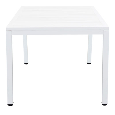 OMEN - set tavolo in alluminio cm 150 x 90 x 74 h con 4 sedie e 2 poltrone Aulus