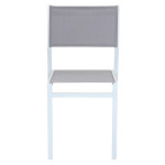OMEN - set tavolo in alluminio e teak cm 150 x 90 x 74 h con 4 sedie e 2 poltrone Aulus