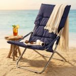 sdraio mare prendisole pieghevole cm 65 x 80 x 38/96 h