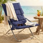 sdraio mare prendisole pieghevole cm 65 x 80 x 38/96 h