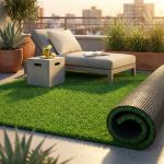 Tappeto Sintetico da 0,7 cm di spessore misura 1 x 25 m