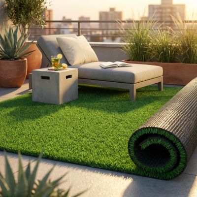 Tappeto Sintetico da 0,7 cm di spessore misura 1 x 25 m