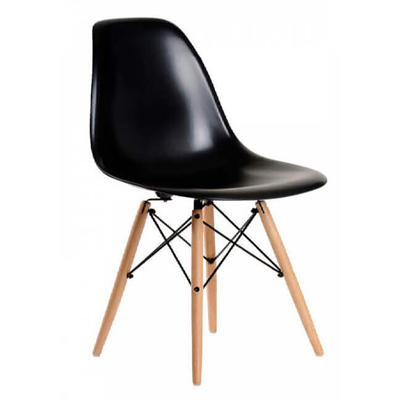 JULIETTE - sedia stile nordico con gambe in legno