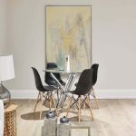 JULIETTE - sedia stile nordico con gambe in legno