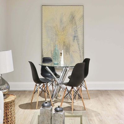 JULIETTE - sedia stile nordico con gambe in legno