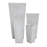 MARGHE - set di 4 vasi da giardino