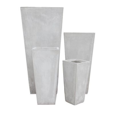 MARGHE - set di 4 vasi da giardino