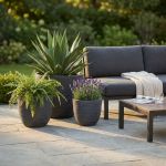 CICLA - set di 3 vasi da giardino