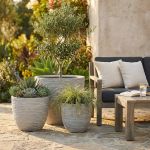 CICLA - set di 3 vasi da giardino