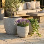 CICLA - set di 3 vasi da giardino