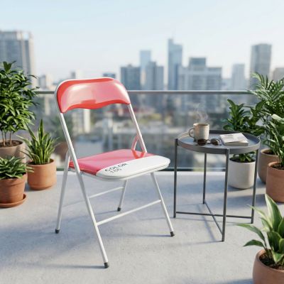 LUCIE - sedia pieghevole salvaspazio bicolor