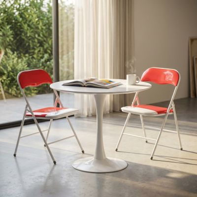 LUCIE - sedia pieghevole salvaspazio bicolor