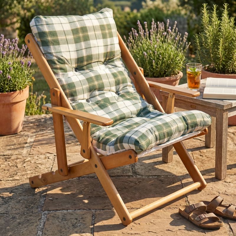 FAGGI - poltrona sdraio 3 posizioni completo di cuscino