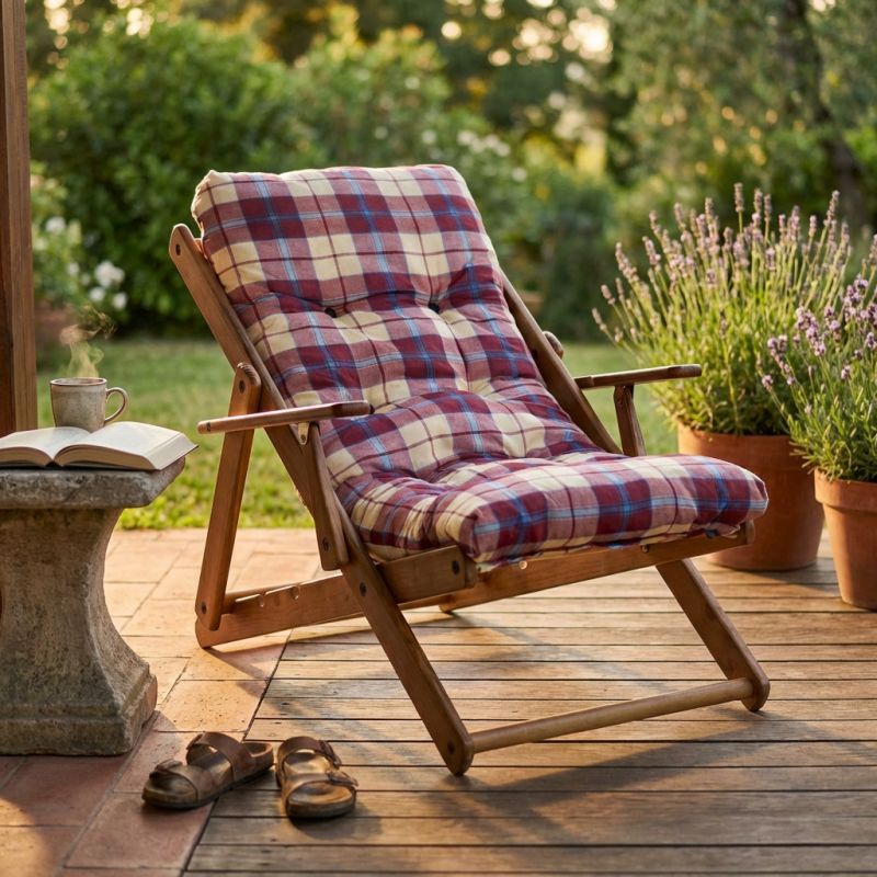 FAGGI - poltrona sdraio 3 posizioni completo di cuscino