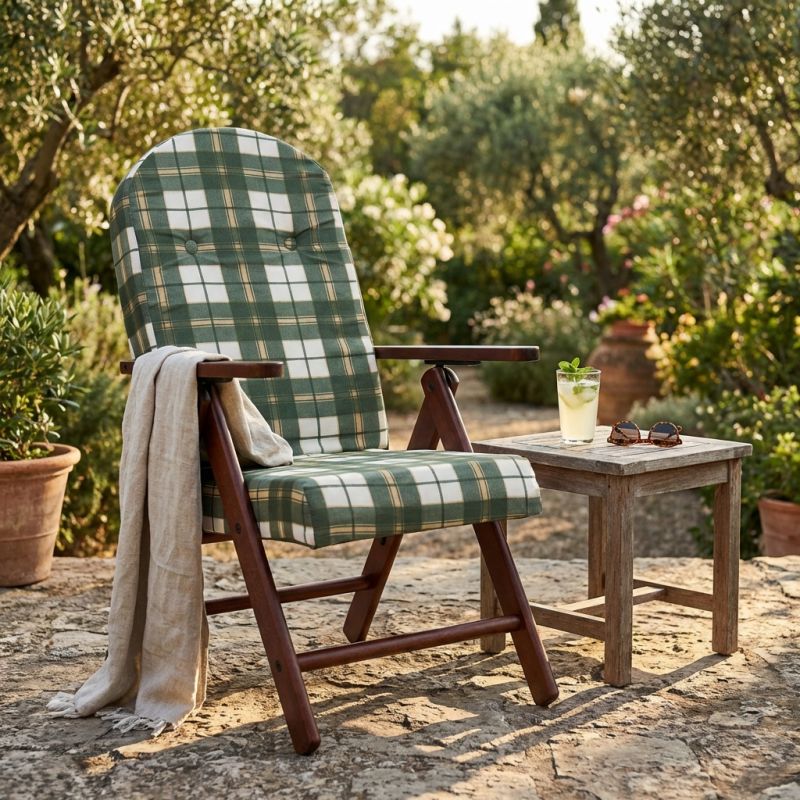 FAGGI PRO - poltrona sdraio 4 posizioni completo di cuscino