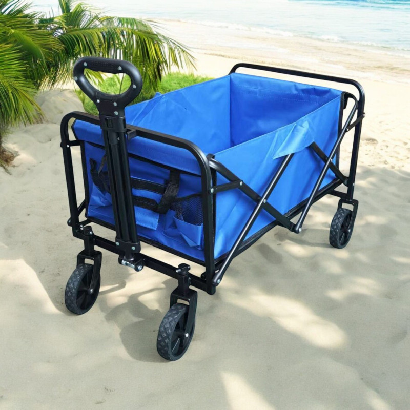 SALERNO - carrello da spiaggia e campeggio pieghevole