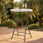 tavolo catering alto tondo 60