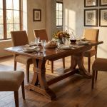 DUSTIN - tavolo da pranzo allungabile in legno massello cm 85 X 180/225/270/315/360