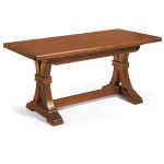 DUSTIN - tavolo da pranzo allungabile in legno massello cm 85 X 180/225/270/315/360