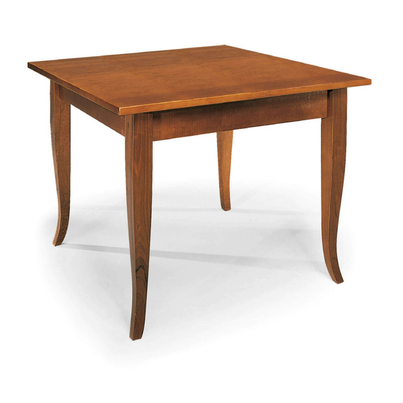EDGAR - tavolo da pranzo in legno massello cm 120 X 80