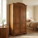 HECTOR - armadio 2 ante in legno massello 197