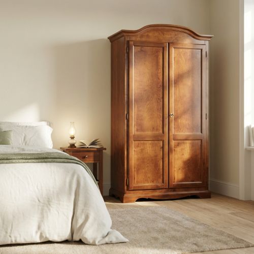 HECTOR - armadio 2 ante in legno massello 197