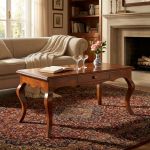 DOUGLAS - tavolino in legno massello cm 100 X 50 X 45