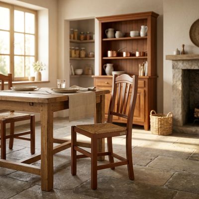 MILLICENT - sedia in legno massello