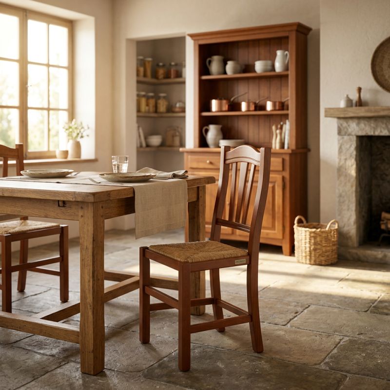 MILLICENT - sedia in legno massello