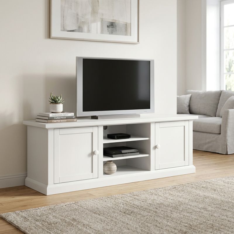 CLIFFORD - mobile porta tv in legno massello