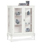 JASMINE - credenza con vetrina in legno massello cm 96 x 36 x 116 h