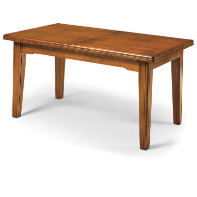 LENNOX - tavolo da pranzo allungabile in legno massello cm 85 X160/205/250/295/340