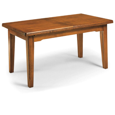 LENNOX - tavolo da pranzo allungabile in legno massello cm 85 X160/205/250/295/340