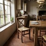 HALLIE - sedia croce in legno massello