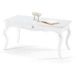 DOUGLAS - tavolino in legno massello cm 100 X 50 X 45